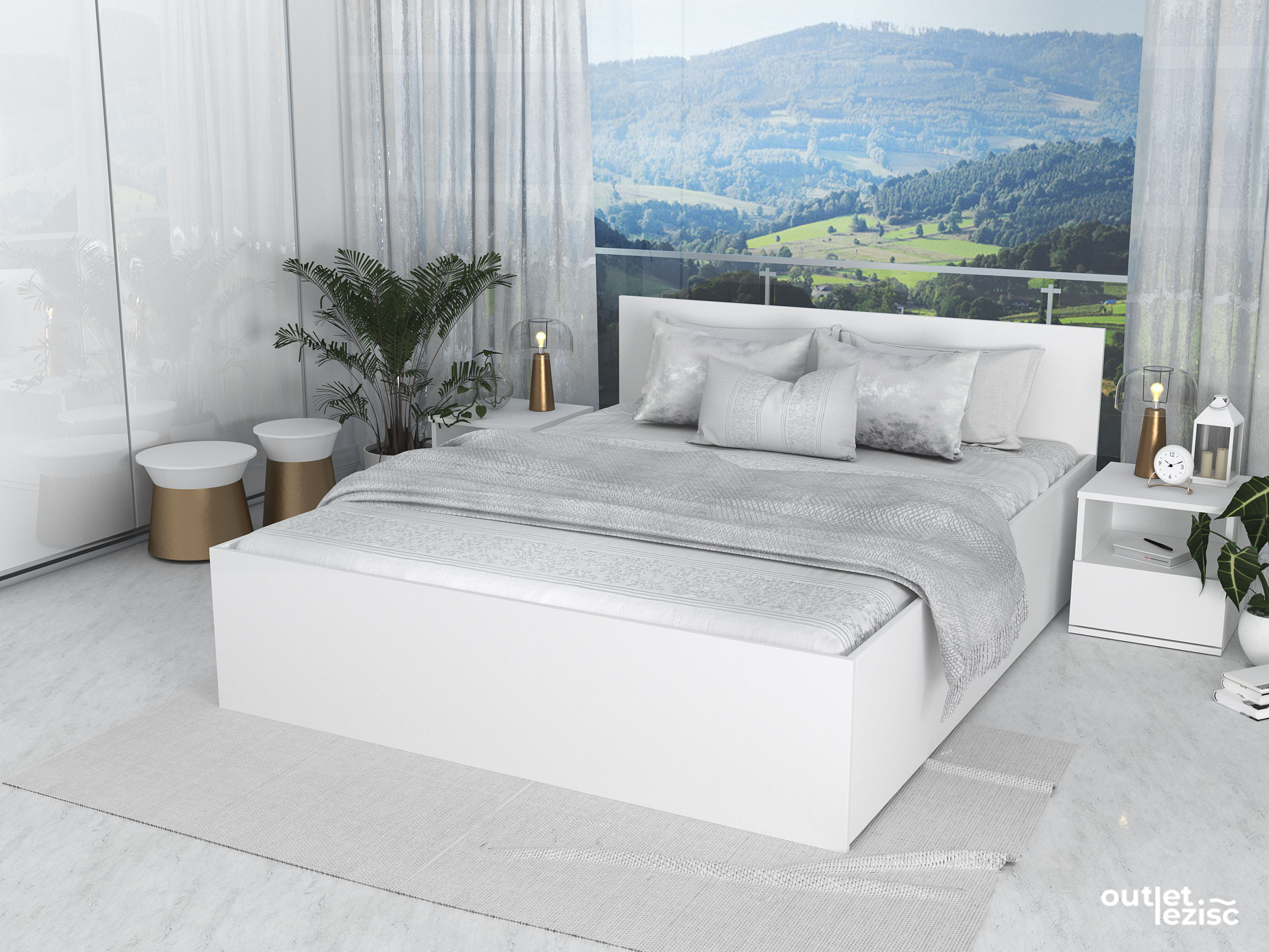 Oblazinjene in Boxspring postelje  - Postelja Eco Style ( PRODAJNI HIT 2022 )  - Postelja Eco Style 180 x 200 / 346